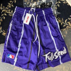 Full Send by Nelk purple shorts small S brand new men’s
